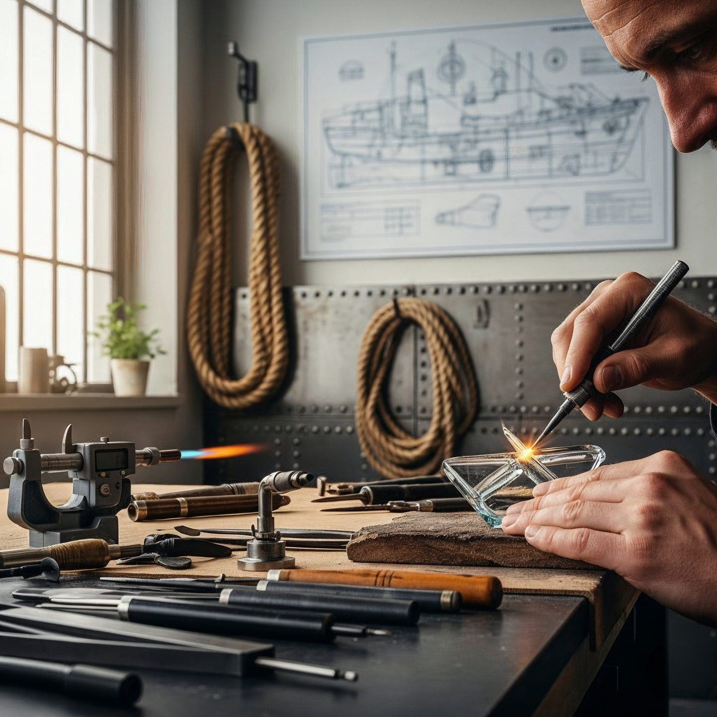 KREMA Group Werkstatt mit präziser Technik und hochwertigen Materialien